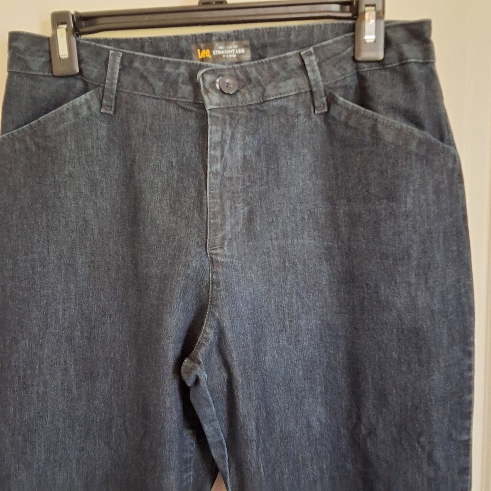 LEE STRIGHT LEG MID RISE JEANS - Picture 2 of 8